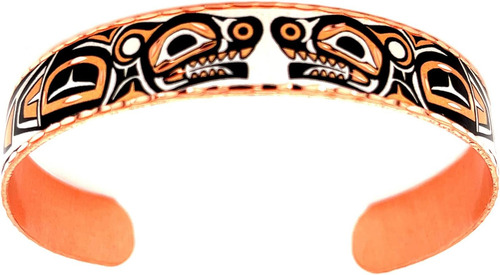 Brazalete Haida Nativo: Joyería Animal Distintiva