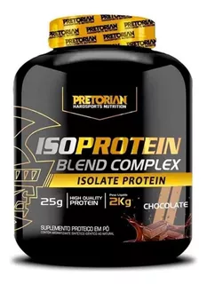 Whey Protein Isolado Iso Blend Complex 2kg - Pretorian Sabor Chocolate