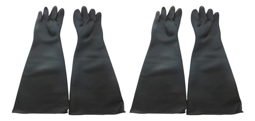 2 Guantes Arenados Para Cabinas Arenadas