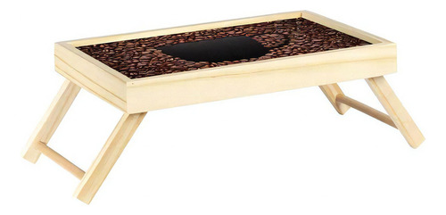 Mesa Para Café Stolf Estampado Grãos 25x40cm Ref.823e6