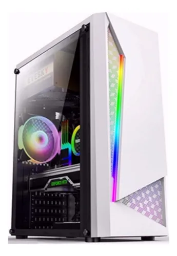 comprar Gabinete Gamer Lk-tr33 Negro Atx + X1 Fan Con Led Rgb