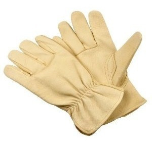 G & F 2002 Grain Piel De Cerdo Guantes De Trabajo De Cuero L