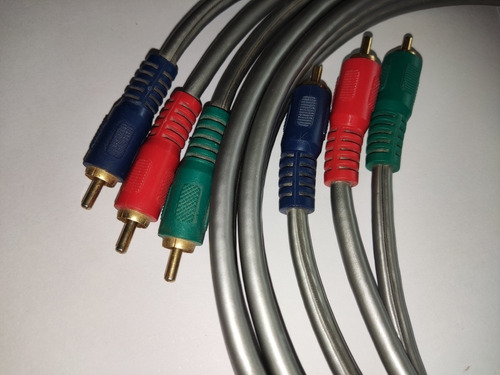 Imagen 3 de 4 de Cable Video Componente Rca 1,8m, Primera Calidad