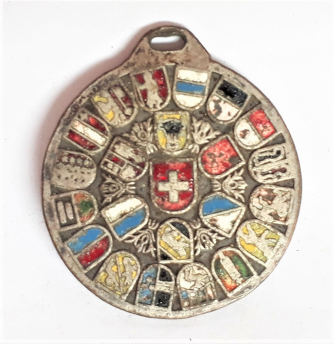 Medalhão Carro Antigo St. Cristophe Raridade