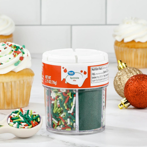 Dulces Chispitas Chochitos Para Decorar Postres Navidad Imp