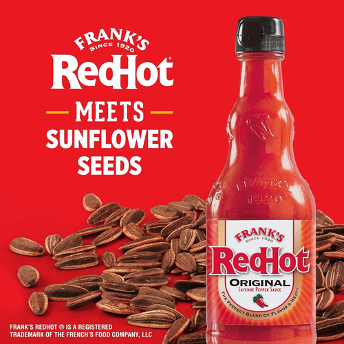 Semillas Girasol David C/ Salsa Picante Frank's Red Hot 106g