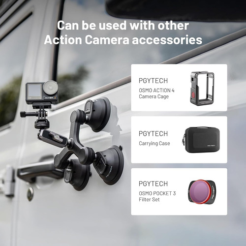 Montura De Succión Triple Caplock Compatible Dji Osmo ...