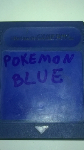 Pokemon Blue Version Azul Game Boy Color Advance Sp Salvando