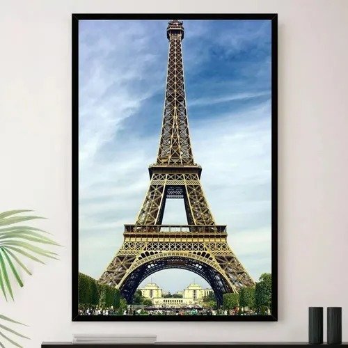 Quadro Cidade Paris França Torre Eiffel A3 35x45cm