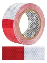 Comprar Cinta Reflectiva Reflejante Blanco Y Rojo 9m Autos Camiónes