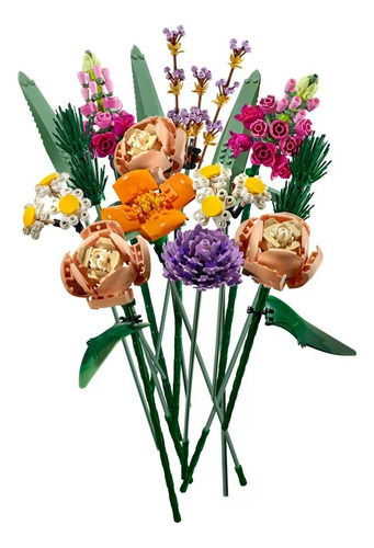 Juguetes Bloques De Construccion Ramo De Flores