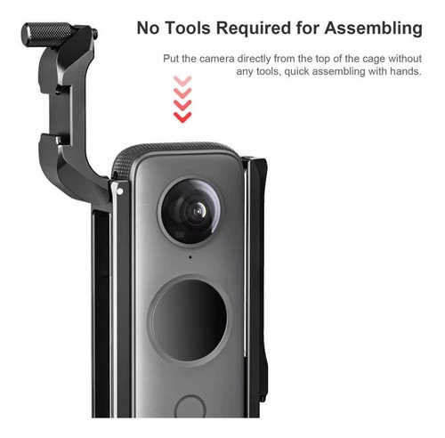 Imagem 5 de 6 de Cage Gaiola De Metal P/ Insta360 One X2 - Ulanzi C-one X2