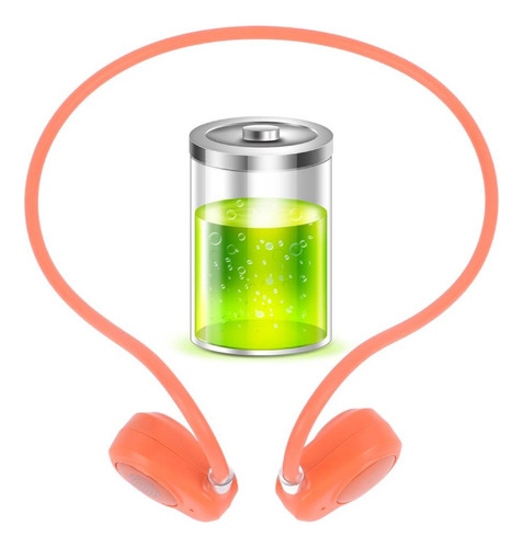 Color Naranja Auriculares Bluetooth Montados En La Oreja