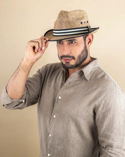 Axcento Sombrero De Palma Estilo Panamá Para Hombre M/l