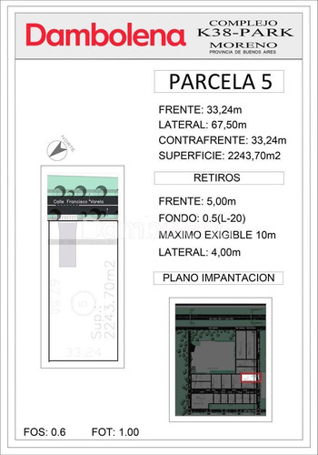 Imagen 3 de 30 de Terreno Fraccion En Venta Sector A Uf 005 La Reja - Moreno - G.b.a. Zona Oeste