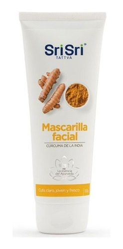 Mascara Facial Ayurveda Srisri Con Curcuma 100ml Veganceliac