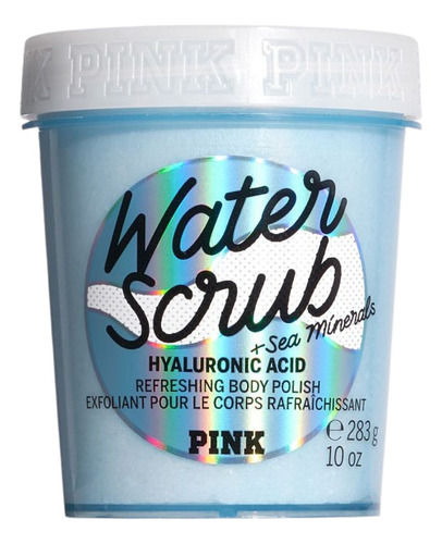 Water Scrub Pink Exfoliante Hyaluronic Mujer Body Polish