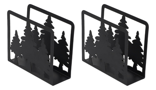 Servilletero Vertical, 2 Unidades, Diseño De Árbol Ahuecado