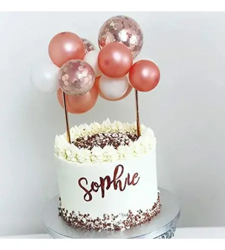 comprar Topper Torta Mini Toppers Banderines Globos Feliz Dia Cumple