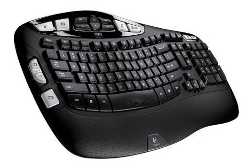 Logitech K350 2.4 Ghz Wireless Keyboard, Negro