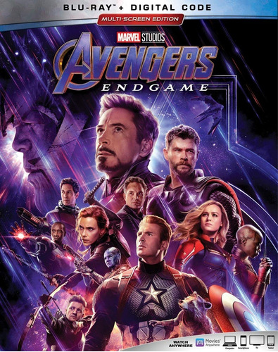 Avengers Endgame Blu-ray Nuevo Original Importado 