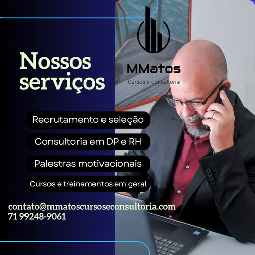 Cursos, Palestras,  Recrutamento E Seleção 