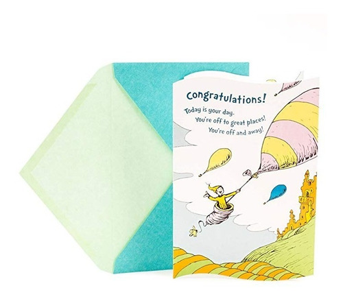 Tarjeta De Felicitación Hallmark Graduación (dr. Seuss Estás