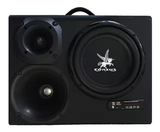 Caixa Multiuso Amplificada 300 Rms 8 Bluetooth+usb+sd+fm Preto 110v/220v