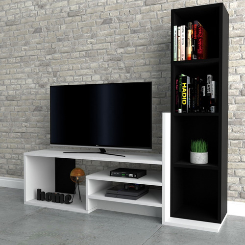 Mesa Tv Lcd Led Rack Living Cajon Mueble Modulo Moderno H/55 Color Marrón