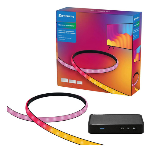 Frepers Tv Backlight Led, Tira De Luz De Color Que Fluye Det