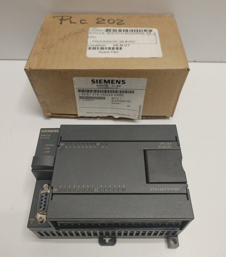 New Old Stock! Siemens Simatic S7-200 Cpu Module 6es7214 Ccm