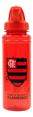 Garrafa Canudo Retrátil 700ml - Flamengo