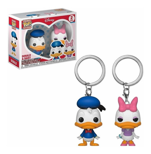 Llavero Funko Pop! | Disney - Donald & Daisy Pack Doble