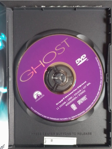 Dvd Ghost La Sombra Del Amor Patrick Swayze Demi Moore (Usado)
