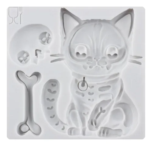 Lingzhi Gato Moldes Para Perros Cat Paw Path Silicona Molde