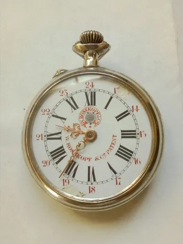 comprar Antiguo Reloj Bolsillo Rosskopf Está Y Funciona Impecable