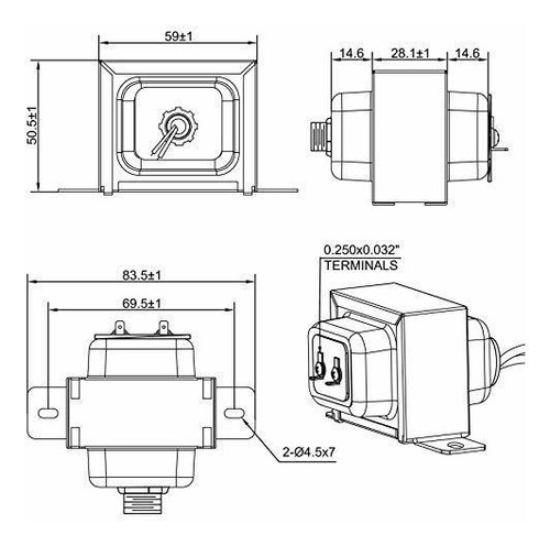 Timbre Transformer 16v 30va Comptible Anillo Pro,nest Hola