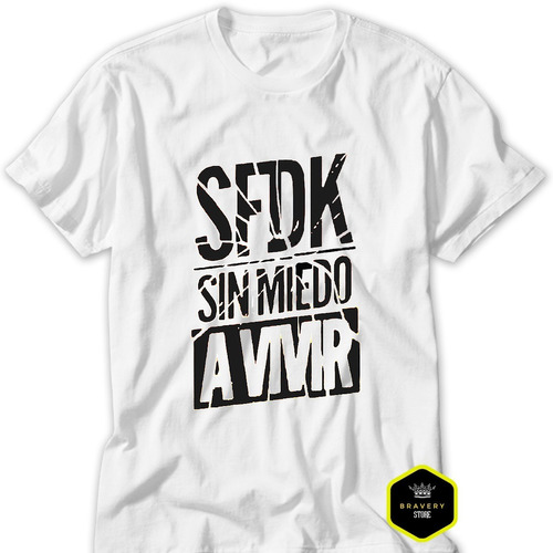 Remera Sdfk - Sin Miedo A Vivir - Hip Hop Español - Rap
