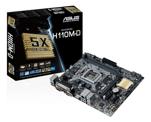 Kit Placa Madre Asus H110m-d Core I5 Sexta 8gb Ddr4 (Reacondicionado)
