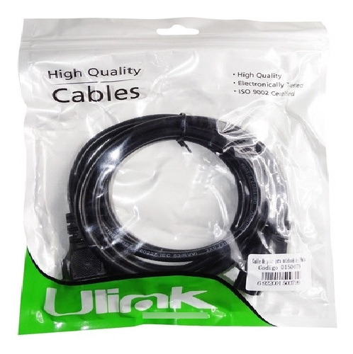 Cable De Poder Macho Hembra 1,8 Mts Para Ups