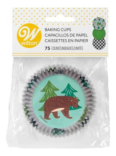 Capacillos De Cupcakes Osos 75 Piezas