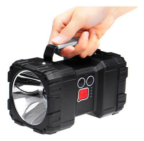 Lanterna Led Tática Recarregável Mini Portátil