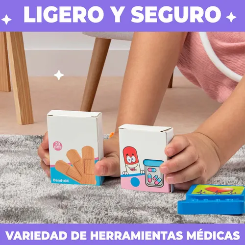 Set De Médico Infantil: ¡diviértete Cuidando A Tus Muñecos!