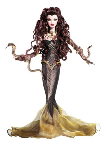 Muñeca Barbie Como Medusa Gold Label Goddess Series 2008