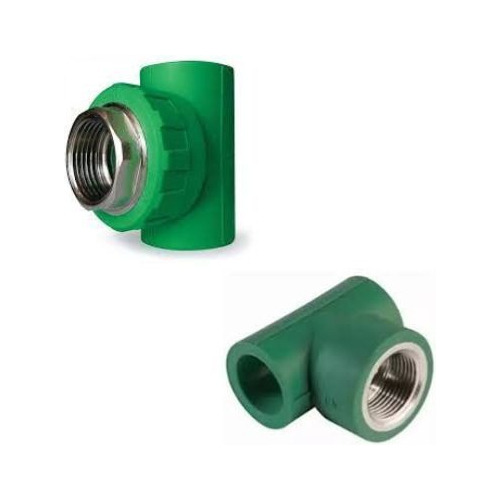 Tee 20mm Liso A 1/2  Hembra Rosca Termofusion