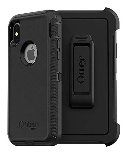 Carcasa Para I Phone X Negro Otterbox Defender Series