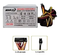 Comprar Fuente De Poder Altek Atx-750w Sata Ide 20+4 Pin