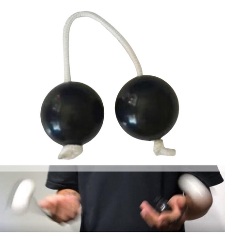 2x African Shaker Sonajero Percusión Pelota Rítmica Doble