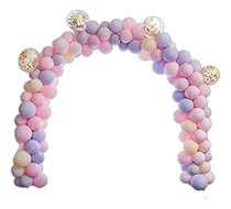Comprar Combo Arco Globos Lila Rosa Confetti Baby Pastel