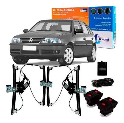 Vidro Eletrico Gol G3 4 P Dianteiras Tragial